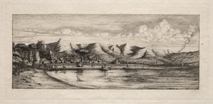चारकोल बर्नर प्वाइंट, एकरोआ, 1865 से सीन फिशिंग।