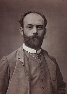 कलात्मक और जीवनी एल्बम, 6 वें वर्ष, सैलून 1885; फ्रांसीसी चित्रकार अर्नेस्ट बोर्ड्स का चित्र (1852-1914)