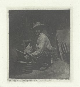 नीलिंग मेसन, फरवरी-मार्च 1854, 1982 में छपी। द्वारा चार्ल्स नेग्रे