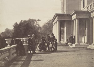 [लॉर्ड ब्रोघम और उनका परिवार, कान], 1862। द्वारा चार्ल्स नेग्रे