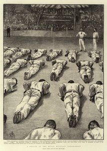 रॉयल मिलिट्री टूर्नामेंट में एक सलामी द्वारा Charles Paul Renouard