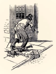 चार्ल्स रेमंड मैकॉली (1871-1934) द्वारा सचित्र रॉबर्ट लुई स्टीवेन्सन (1850-1894) द्वारा 'स्ट्रेंज केस ऑफ डॉ जेकेल एंड मिस्टर हाइड' से कुछ शापित 'जुगर्नॉट' की तरह। द्वारा चार्ल्स रेमंड मैकॉली