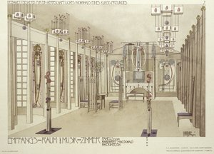 संगीत कक्ष के लिए डिज़ाइन, c.1901
