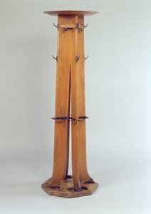 हैग, कोट और अम्ब्रेले स्ट्रीट टीरूम, 1897 (ओक की लकड़ी) के लिए छाता