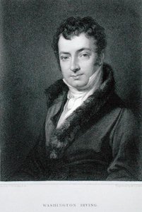 वाशिंगटन इरविंग (1783-1859), मोसले इसाक डैनफोर्थ द्वारा उकेरा गया (डी.1862) (उत्कीर्णन) द्वारा चार्ल्स रॉबर्ट (बाद में) लेस्ली