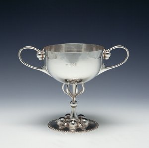 स्पोर्टिंग कप या सुगर बेसिन, c.1893 (सिल्वर) द्वारा चार्ल्स रॉबर्ट एशबी