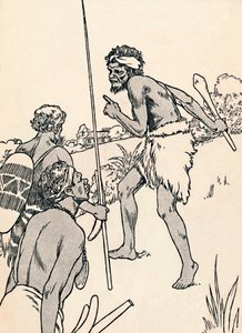 1912 में एक बसने वाले खेत के पास रहने वाले आदिवासी पुरुष द्वारा चार्ल्स रॉबिन्सन