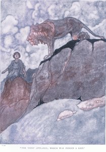 चोर दिखाई पड़ा; जो वास्तव में एक शेर था, 1930 का द्वारा चार्ल्स रॉबिन्सन