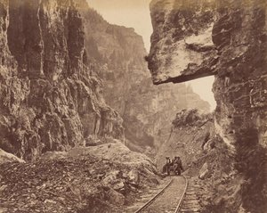 अमेरिकन फोर्क कैन्यन, सीए। 1875.