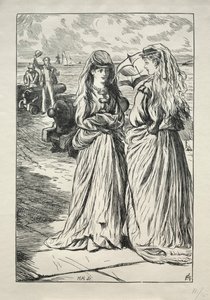 लेडी नेली - इश्कबाज, 1865। द्वारा चार्ल्स सैमुअल कीने