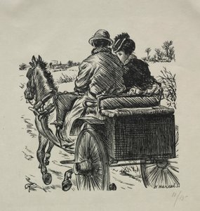 द कोट विथ ए फर लाइनिंग, 1869।