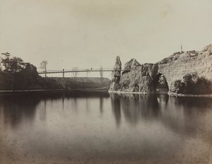 बट्स चौमोंट, पेरिस, सी। 1860 के दशक।