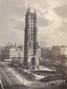 पेरिस में द टूर सेंट जैक्स ला बाउचरी, सीए। 1867.