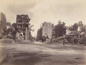 मई 1871 में पोर्ट डी औटुइल में मकान।