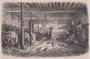 मैगासिन पित्तोरेस्क से एक अस्तबल, सीए। 1852.