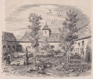 एक खेत का आंतरिक दृश्य, ले मैगासिन पित्तोरेस्क, सीए से। 1852.