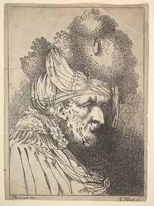 ओरिएंटल हेड, सीए। 1803. द्वारा चार्ल्स थियोडोसियस हीथ