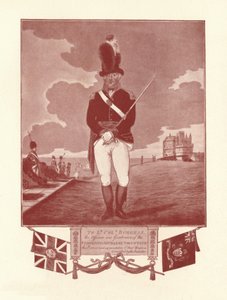 1780-1820, 1909 में प्रोपराइटर द्वारा अंकित वर्दी का पोर्ट्रेट प्रतिनिधित्व