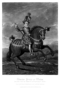 चार्ल्स, वेल्स के राजकुमार, 1816। द्वारा चार्ल्स टर्नर