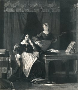 रानी कैथरीन किंग हेनरी VIII, c1870 द्वारा चार्ल्स डब्ल्यू शार्प
