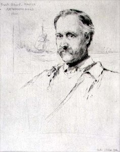 सर फ्रैंक शॉर्ट (1857-1945) चित्रकार और उत्कीर्णक, 1901 में मास्टर ऑफ द आर्ट वर्कर्स गिल्ड द्वारा चार्ल्स वाटसन