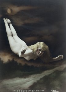 वीनस का वंश, c.1917 (हाथ के रंग का जिलेटिन सिल्वर प्रिंट)