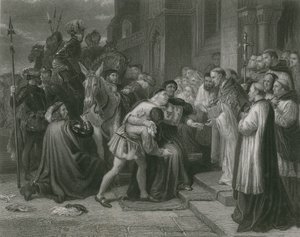 लीसेस्टर एबे, हेनरी VIII में वोल्सी द्वारा चार्ल्स वेस्ट कोप