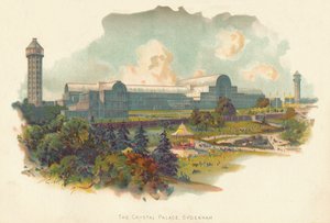 द क्रिस्टल पैलेस, सिडेनहम, c1890 द्वारा चार्ल्स विल्किंसन