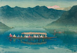 Dal Lake, Kashmir द्वारा चार्ल्स विलियम बार्टलेट
