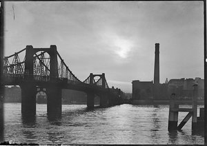 लैम्बेथ ब्रिज, वेस्टमिंस्टर, ग्रेटर लंदन प्राधिकरण, 1920-1927। द्वारा चार्ल्स विलियम प्रिकेट