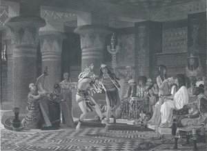 प्राचीन मिस्र में शगल, 1876। द्वारा चार्ल्स विलियम शार्प