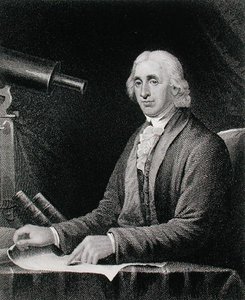 डेविड रिटनहाउस (1732-96) का पोर्ट्रेट, जेम्स बार्टन लॉन्गक्रे (1794-1869) द्वारा उकेरा गया (उत्कीर्णन) द्वारा चार्ल्स विल्सन (बाद) मोर
