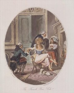 पीडि़त टॉमकिंस (1760-1840) (एक्वाटिंट) द्वारा उत्कीर्ण फ्रांसीसी फायर साइड (देखें 64847, 64849 और 64850 द्वारा अंसल के बाद चार्ल्स