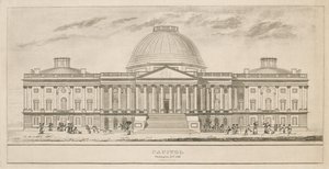 कैपिटल, वाशिंगटन, डीसी, हेनरी और जेम्स स्टोन (उत्कीर्ण 1822-1849), 1826 (कागज पर उत्कीर्णन और रेखा उत्कीर्णन) द्वारा बुल्फिंच के बाद चार्ल्स