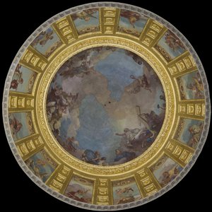 सेंट लुइस इन ग्लोरी। 1702-1707 (फ्रेस्को) द्वारा चार्ल्स डी ला फ़ॉसे