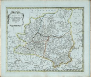 व्याटका प्रान्त का सामान्य नक्शा, 1791।
