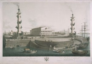 1810 के दशक में वसीलीवस्की द्वीप के थूक को देखें द्वारा Chessky