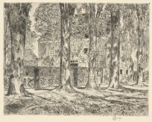 विलेज एल्म्स, 1923 द्वारा बालक हसाम