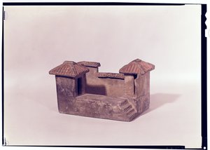 एक घर का मज़ा मॉडल, हान राजवंश (टेराकोटा)