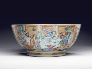 दुर्लभ और विशाल पंचकोल, c.1775 द्वारा चीनी स्कूल