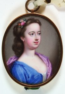 लेडी मार्गरेट कैवेन्डिश होल्स हार्ले, 1733 (तामचीनी)