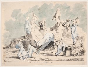 quot;पियरोट और उसका परिवारquot; द्वारा क्रिश्चियन होल्मो