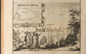 Nöteborg Illustration से ट्रेवल्स टू द ग्रेट ड्यूक ऑफ़ मस्कॉवी एंड द किंग ऑफ़ पर्शिया