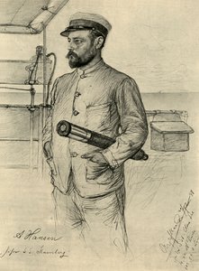 ए हैनसेन, 'निव्सबर्ग', दक्षिण चीन सागर, 1898 पर पहले अधिकारी। द्वारा क्रिश्चियन विल्हेम एलर्स