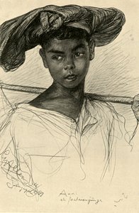 अन्नी - मलायन बॉय, सिंगापुर, 1898। द्वारा क्रिश्चियन विल्हेम एलर्स