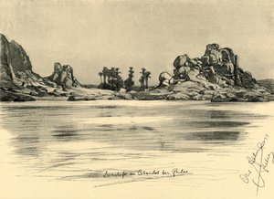 1898 में मिस्र में नील नदी पर फिलै द्वीप के पास पहला मोतियाबिंद।
