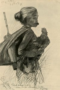 तम्बाकू चबाती महिला, मैगलैंग, जावा, 1898।