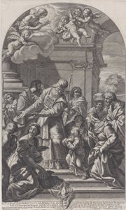 मंदिर में वर्जिन की प्रस्तुति, 1670-80। द्वारा क्रिस्टोफ़ लेदरवॉश