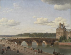 पोंट रॉयल को क्वाई वोल्टेयर से देखा गया, 1812 द्वारा क्रिस्टोफर विल्हेम एकर्सबर्ग