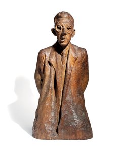 आलोचक आर्थर बिंज़ का चित्र, c.1926 (ओकवुड) द्वारा क्रिस्टोफ वोल्